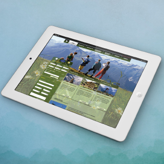 webdesign alpen hutte